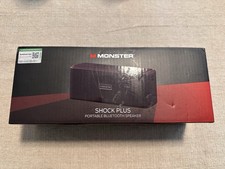Monster Shock Plus MS62122 Portable Wireless Bluetooth Speaker New Open Box