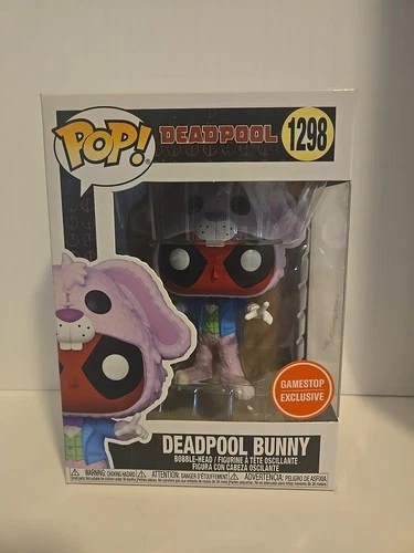 Funko POP! Marvel Deadpool Bunny #1298 GameStop Exclusive Vaulted w/ protector