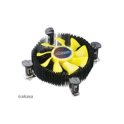 Akasa K25 low profile cooler for mini ITX and micro ATX cases PWM control fan