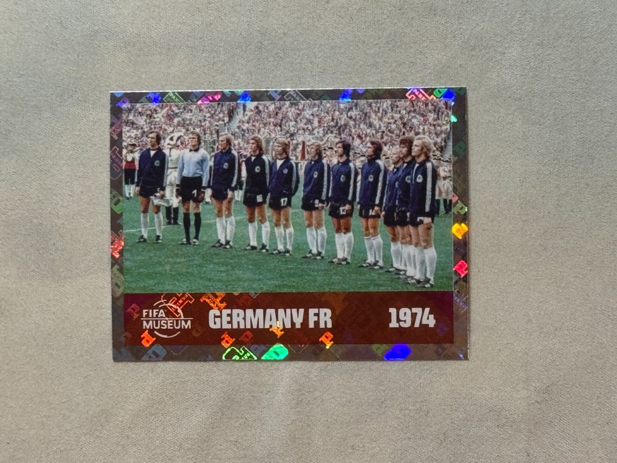 2026 Panini FIFA World Cup Sticker Foil Museum Germany FR 1974