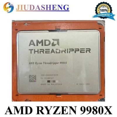 AMD Ryzen Threadripper 9980X 64 Cores 128 Threads3.2GHz Socket sTR5/TRX50 CPU