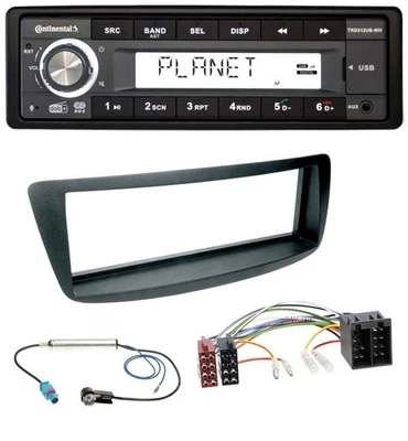 Continental USB 1DIN AUX DAB MP3 Autoradio für Citroen C1 Peugeot 107 Fakra Phan - Bild 1 von 4
