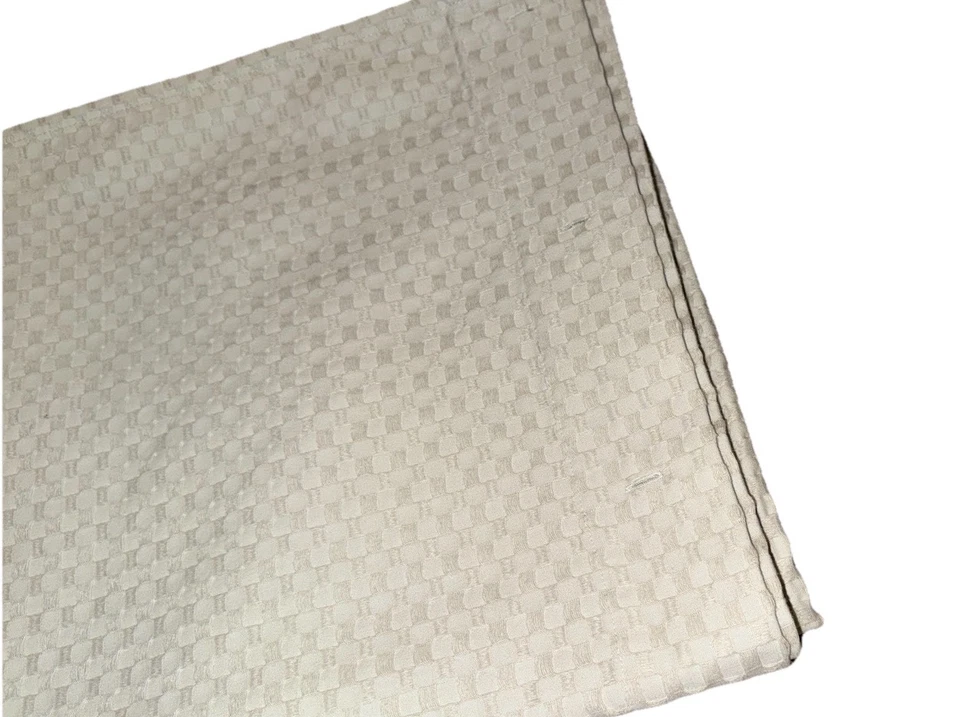 Cortina de ducha Haven OEKO-Tex tejido gofre mezcla de algodón puerto niebla gris verde Foto 3 de 4