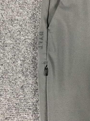 BYLT Pants Mens 32T Gray Everyday 2.0 Stretch Performance Zip Pocket Tech EDAY2 - Picture 2 of 11