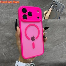 Shockproof Magnetic Matte Case For iPhone 17 16 15 14 13 12 Pro Max Plus Cover