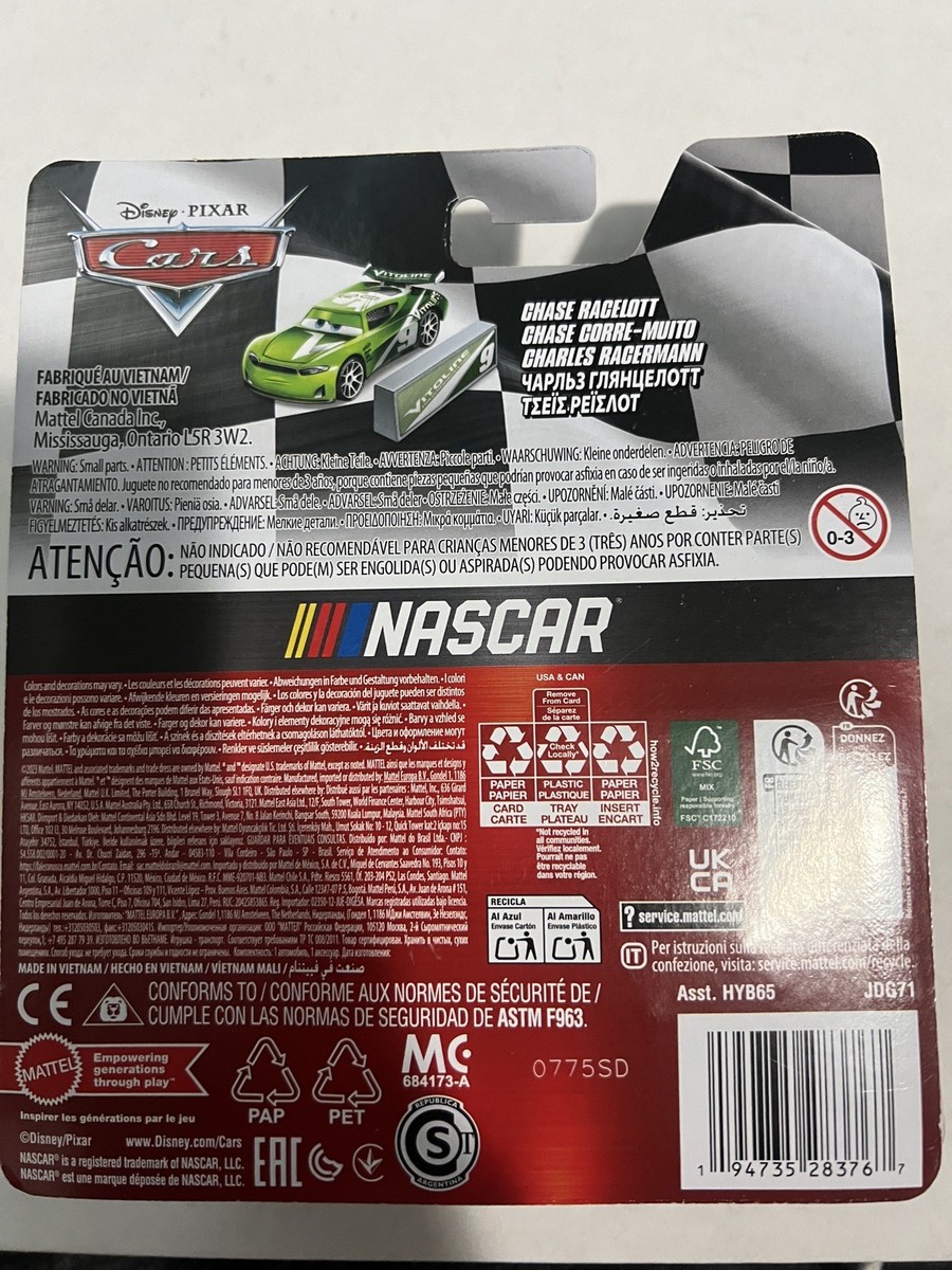 Disney Pixar Cars Chase Racelott NASCAR Edition 2025 | eBay