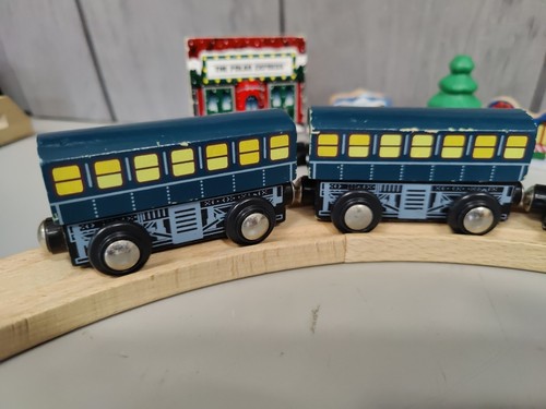 Polar Express Train Wooden Magnetic Warner Bros. Compatible To Brio & Thomas. - Picture 3 of 8