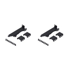 Black Stainless Steel Pci Slot Fan Holder Cooling Bracket for Pc Use