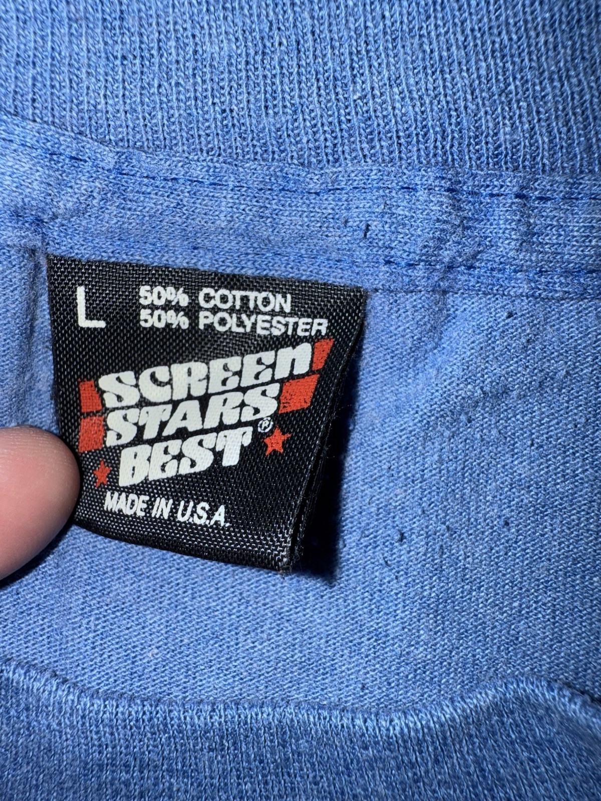 Vintage 1994 Atlantic City Casino Mens T-Shirt Size Large Blue Made In USA VTG