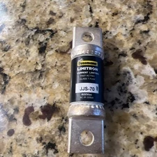 Bussmann JJS-70, 600 VAC, 70 A, Blade Terminal, Class T, Fast Acting, Fuse, 1pc