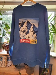 supreme the north face mountain crewneck sweatshirt