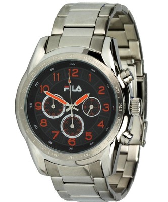 Fila Quartz Chronograph FA-4123-15 Arabic Numbers Men's Watch Stainless Steel