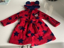 Disney Mickey Mouse Lovely Soft Dressing Gown 12 - 18 Months From Matalan