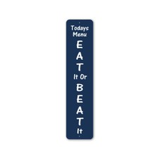 Vertical Kitchen Metal Sign Metal Sign