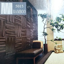 BEST~DEAL 3D Wall Panel Bamboo Natural 100% Plant Fiber Paintable 19.7x19.7 24pc
