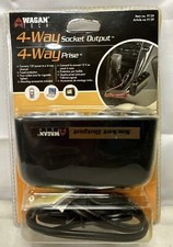 Wagan 4-Way 12V DC Plug Cigarette Lighter Socket Extender Vehicle Auto Car Truck