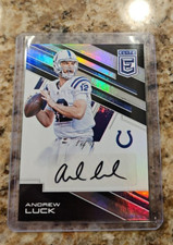 2017 Panini Elite #ed 1/1 Andrew Luck AUTO, ELITE SIGNATURES BLACK AUTOGRAPH SSP