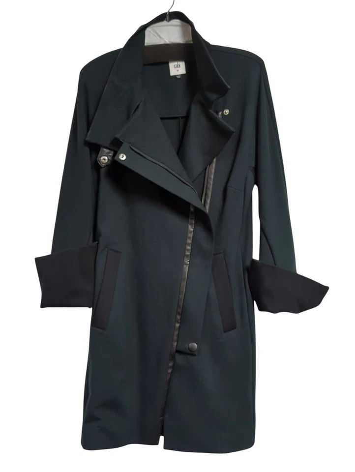 Cabi Womens Bianca Renaissance Sz XS Coat Jacket Dark Academia Minimalist Matrix - Image 3 of 4
