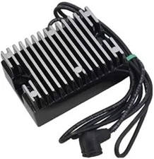 Black Voltage Rectifier Regulator For 76-80 Harley Shovelhead 74512-79A 16217