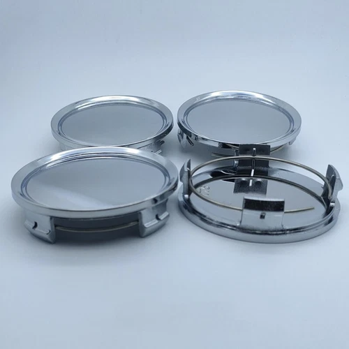 4 x 75mm Satz ABS Alufelgen Nabendeckel Felgendeckel Nabenkappen Radmitte - Bild 5 von 5