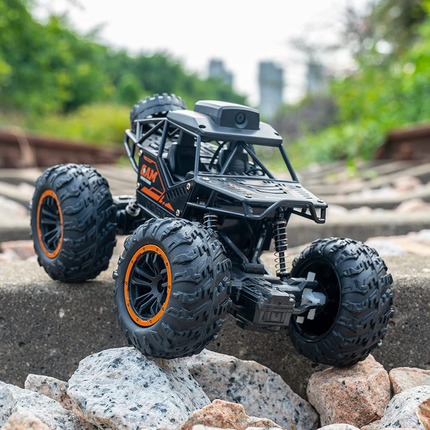 Remote Control Car with Camera Wifi 720P HD FPV Camera, 2.4Ghz 1/18 Scale Off-Ro