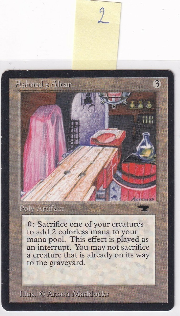 Ashnod's Altar * Antiquities * Magic The Gathering MTG