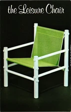 Leisure Chair Leisure Designs Inc Birmingham Michigan Unposted Postcard 1980s