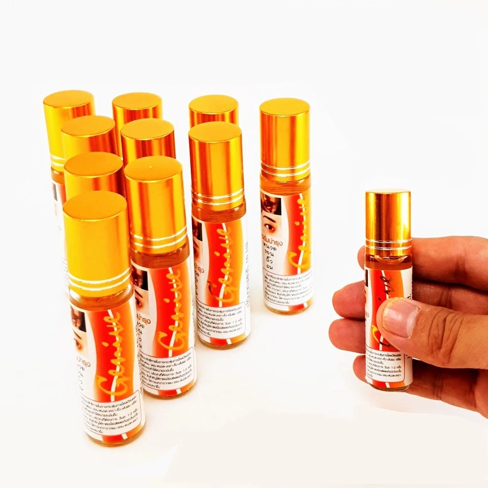 Óleo de crescimento de barba x10 grátis 1 soro barba mais grossa tailandesa herbal ginseng suaviza e St - Imagem 2 de 4