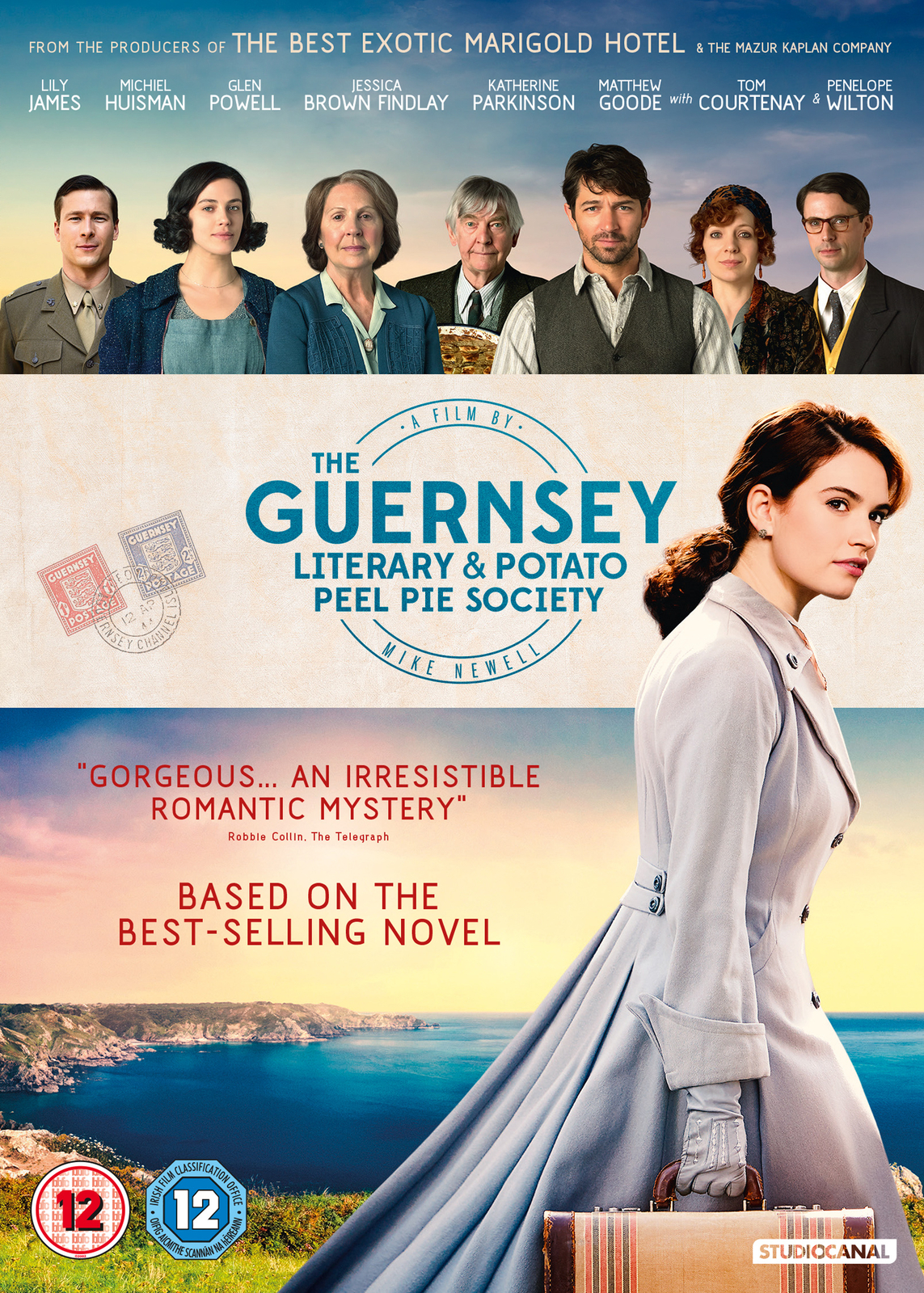 The Guernsey Literary And Potato Peel Pie Society (DVD) Matthew Goode Lily James