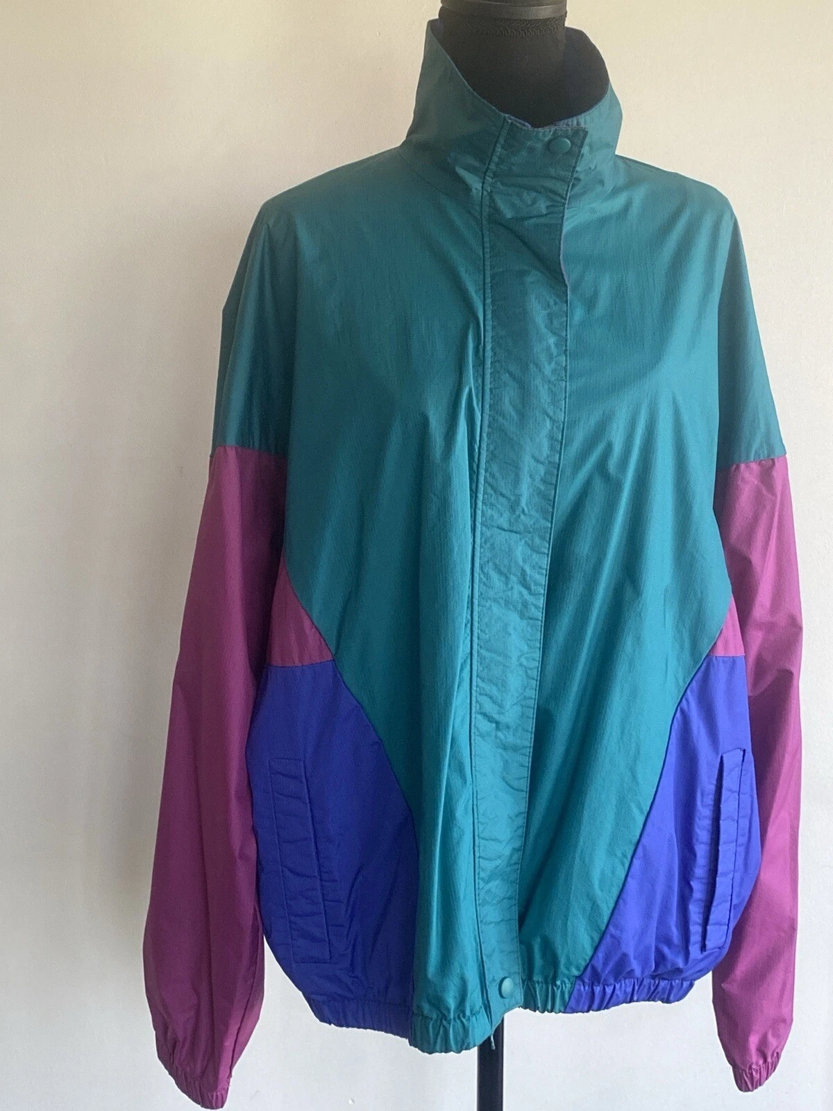 Forrester's Vintage Bomber Outdoor Jacket Unisex Color Block Windbreaker Top XL
Opens in a new windo