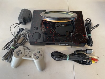 PS1, Sony PlayStation Custom Console, Tested, LED's, Modified