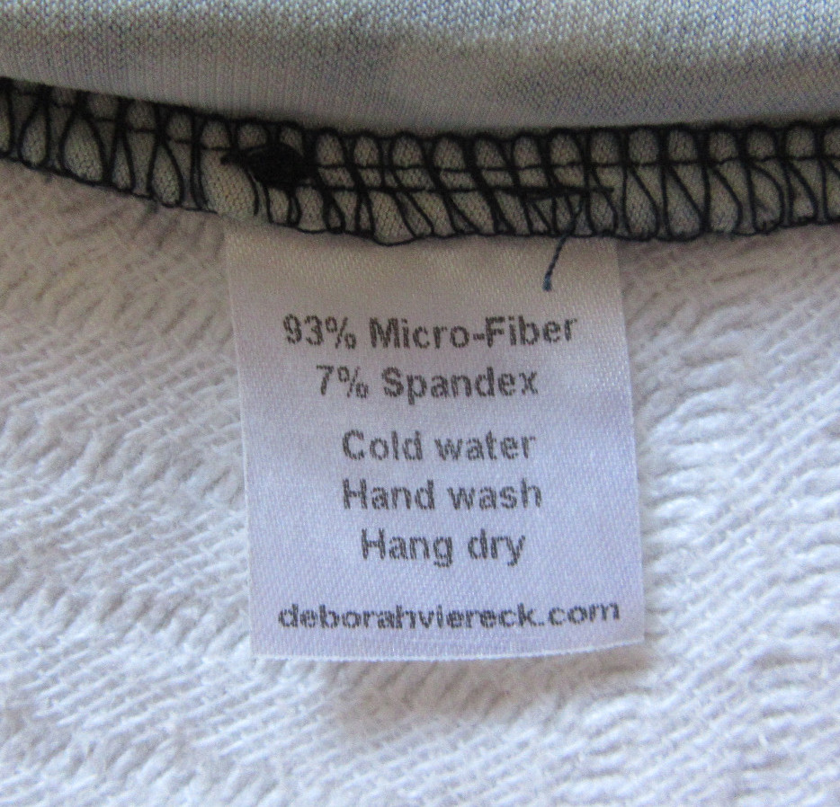 VIERECK Swirley print multicolored Calf length pencil skirt micro fiber stretchy