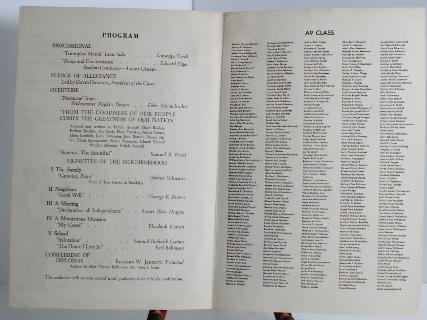 1956 John Burroughs Junior High School Collection Lot of 4