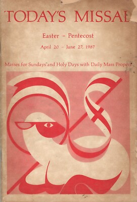 Today's Missal Easter - Pentecost April 20 - June 27 1987. Masses for Sundays