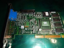 VINTAGE AOPEN PG80 8 MB SIS 6326 AGP VGA CARD