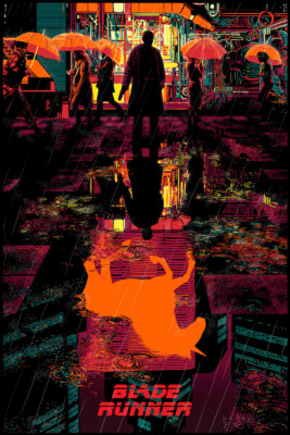 Blade Runner Siebdruck von Raid71 (Chris Thornley)