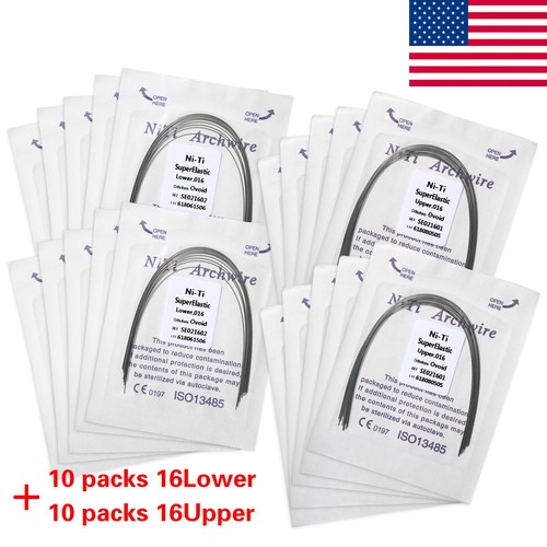 200 PCS dental orthodontic super elastic niti round arch wires oval form ovoid - Picture 27 of 29