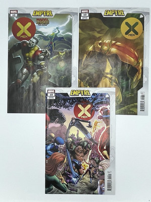 X-Men EMPYRE #10 Zombie Variants Marvel Comics WOLVERINE Fantastic 4 VF Lot of 3