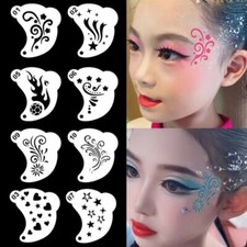 Ragazza Palco Trucco Ombretto Stencil DIY Viso Arte Painting Hollow Strumento