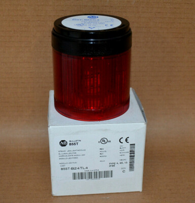 ALLEN BRADLEY Signalsäule Rot 855T-B24TL4 NEU