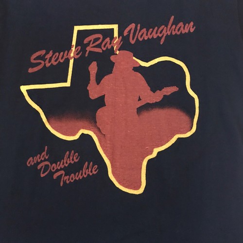 Vtg 80s Stevie Ray Vaughn Tour Tshirt Medium - Picture 2 of 7