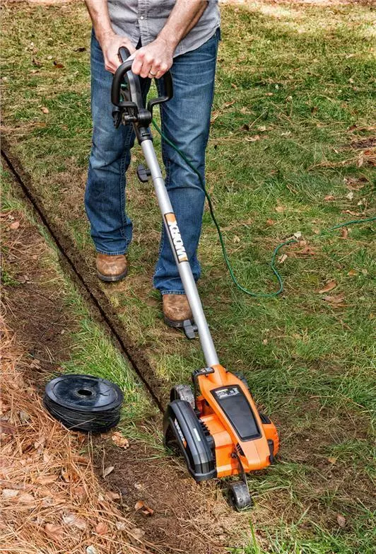 WORX 4-in x 7.5-in Wheeled Edger Blade in the Edger Belts & Blades  department at