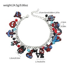 5pcs Anmie avenger Bracelet Character Doll Decoration Pendant Children Toy Gift