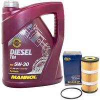 MotoröL Set 5W-30 5 Liter + ÖLfilter SH 4081 P FüR Nissan Primastar Opel Movano