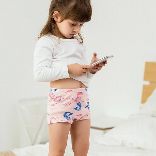 6er-Pack Kinder Mädchen Boxershorts 100 % gekämmt Baumwolle Boyshorts Höschen Baby Unterwäsche - Bild 7 von 48