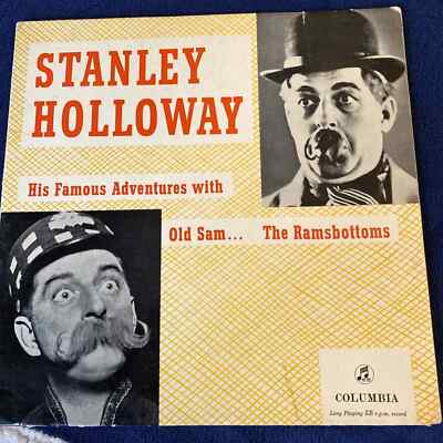 Stanley Holloway - Famous Adventures Of - Vinyl Record 12'' /33. stage/show music