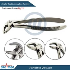 Dental Tooth Extracting Forcep Fig 33 For Lower Roots Extraction English Pattern