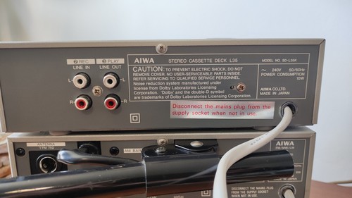 Aiwa Micro Hifi Stack System Vintage Tape Deck Tuner Amplifier *SEE VIDEO* - Picture 12 of 21