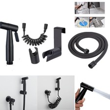 Toilet Bidet Sprayer Shattaf T-Adapter Hose Handheld Shower Head Bathroom Kit