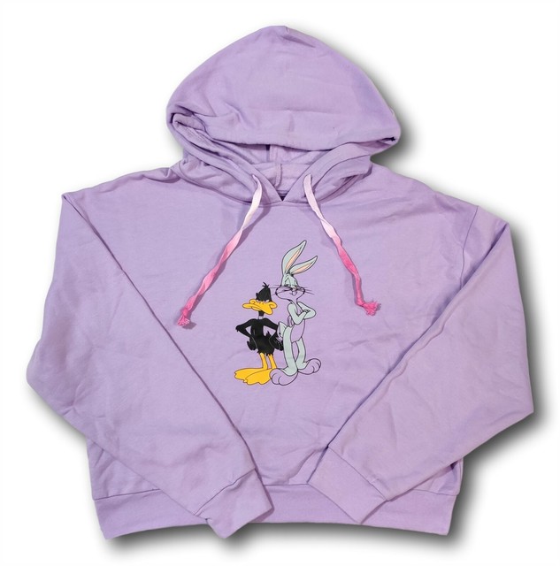 LOONEY TUNES BUGS BUNNY DAFFY DUCK Black Sweatshirt XXL (19) | eBay